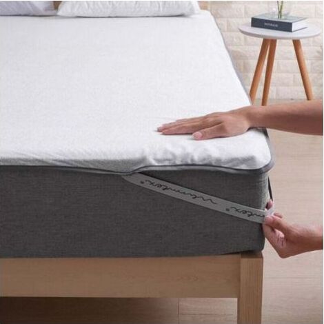 Protège Matelas Imperméable 120 x 200 cm Housse Protection Lit Adulte et Enfant Alèse Respirante 120x200, Anti-Acarien, Hypo-Allergénique (1/5)