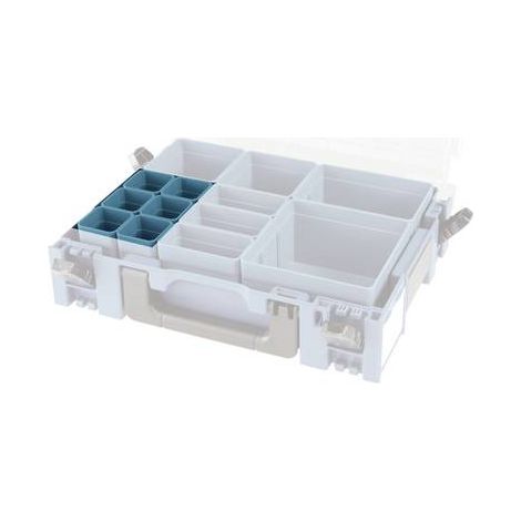 Makita – Boite de rangement 191X933 – Dimensions 50 x 50 x 95 mm – Compatible coffret 191x84-4 et 191x80-2 – Pour outils et accessoires (1/5)