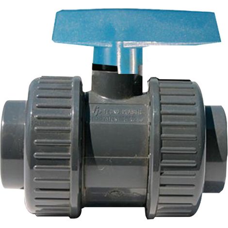 Vanne double union - PVC taraudé 1" FF - Dosatron