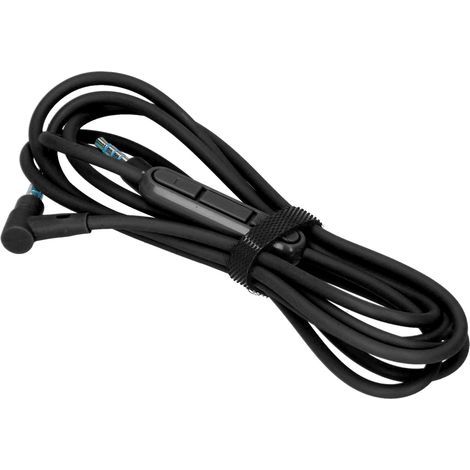Ersatzkabel (3,5 mm auf 2,5 mm) für AKG Y50/Y40 und Bose QC25/QC35 Kopfhörer, mit Lautstärkeregelung, schwarz (1/5)