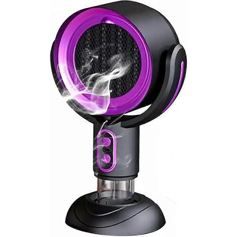 HONORNIC - Ventilateur anti-fumée Puff Chill, Ventilateur purificateur d'air Puff Chill pour fumeurs, Modèle violet à brancher