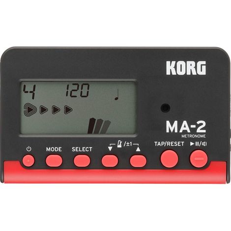 Korg MA-2 30 - 252 bpm Metronomo digitale Nero, Rosso (1/3)