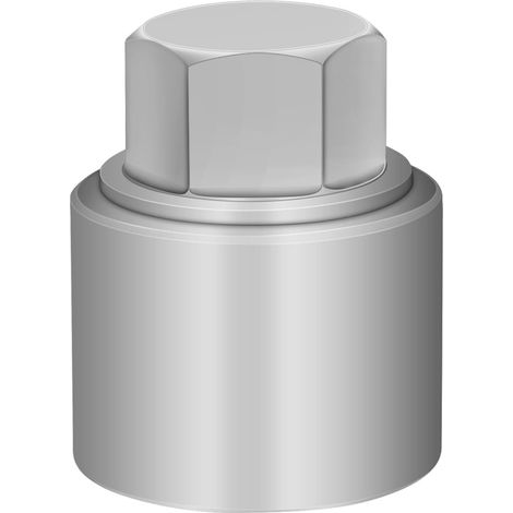 Clé d'écrou de verrouillage de roue 536 compatible avec VW VAG Volkswagen, (douille OD 28 mm - ID 25 mm), adaptateur de douille d'écrou de verrouillage de roue, outil de démontage de roue (1/5)