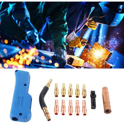 Pièces pour torches de soudage MIG/MAG 200A : porte-buse, col de cygne, capuchon de protection, kit de boîtier de torche (1/5)