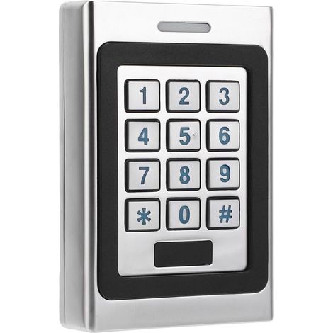 Clavier de contrôle d'accès IP67 étanche à l'eau et à la poussière, ouverture par carte à mot de passe, clavier d'entrée sans clé 125 kHz (1/5)