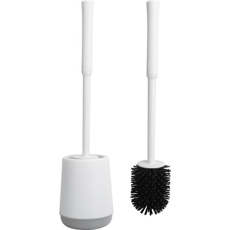 WC-Set mit Wandhalterung und weicher Reinigungsbürste fürs Badezimmer (1/5)