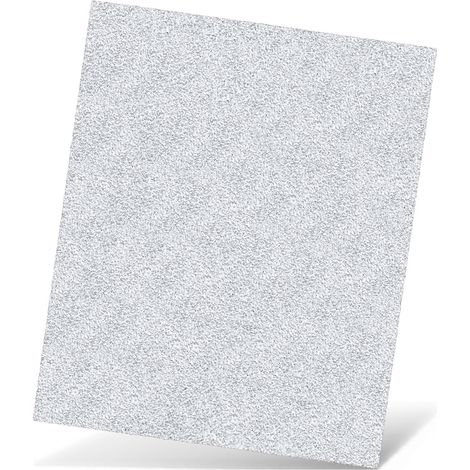 MENZER White Fogli abrasivi, 280 x 230 mm, p. Levigatrici manuali, Corindone normale (10 Pz.) G150