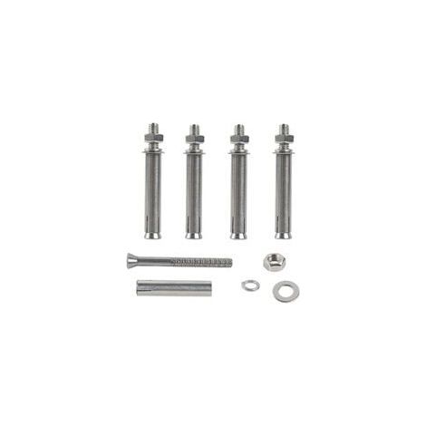 M6 x 100 mm Sechskant-Expansionsschrauben, Expansionsschraube, 304 Edelstahl-Anker, Beton, robuste Befestigungsanker für den Wandbau, 4 Stück (1/4)