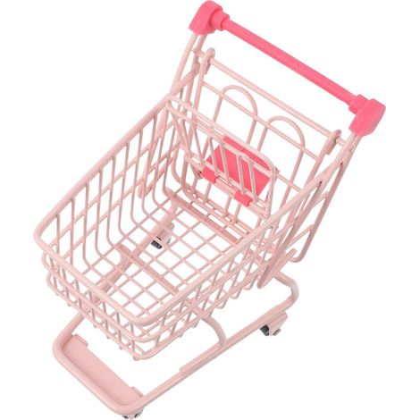 Chariot pliable à roulettes Mini Brands, sacs de courses, chariot pour tout-petits-15X13.5X9.5CM-Pink (1/3)