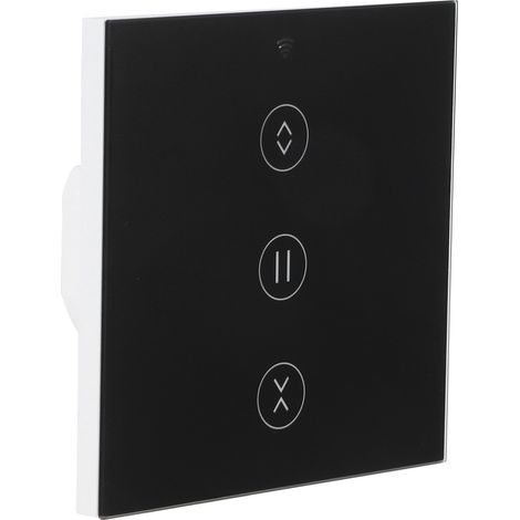 Berührungsempfindlicher WLAN-Vorhangschalter mit Fernbedienung, kompatibel mit Alexa und Sprachsteuerung, 95–250 V Wechselstrom, EU-Stecker (1/5)