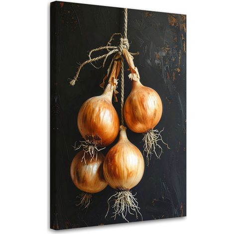 Stampe su Tela, Cipolle verdure natura, 20x30 (1/5)