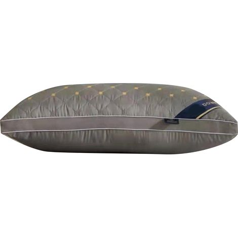 Oreiller Cervical Confortable et Lavable Premium Gris 800g pour Hôtel et Maison, Coussin de Sommeil Ergonomique