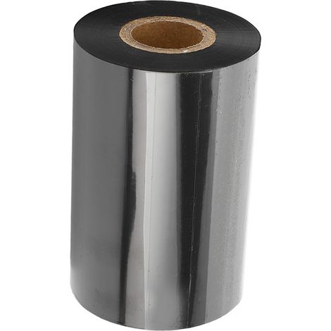Schwarzes Thermotransferband 100 mm x 300 m, antistatisch, verschleißfest, 3-lagig, für tragbare Drucker