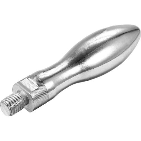 Serrage Poignée Vis Boutons Poignée M10 x 12mm Fileté Acier Poignée Tournante (1/4)