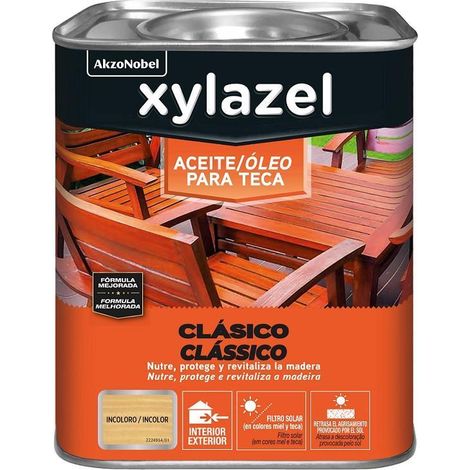 ACEITE PARA TECA XYLAZEL INCOLORO 2,5L