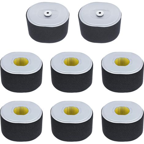 Filtro de aire LinDuxe (paquete de 8) para motor de cortacésped Honda GX340 GX390 de 11 HP y 13 HP, accesorios de repuesto para 17210-ZE3-010, 100-012, 30-417, 5252697 y 2893907 (1/4)