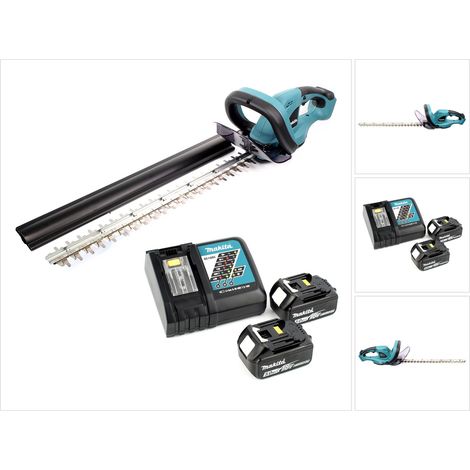 Makita DUH 523 Akku Heckenschere 18V 52cm mit 2x 5,0Ah Akku und Ladegerät (1/5)