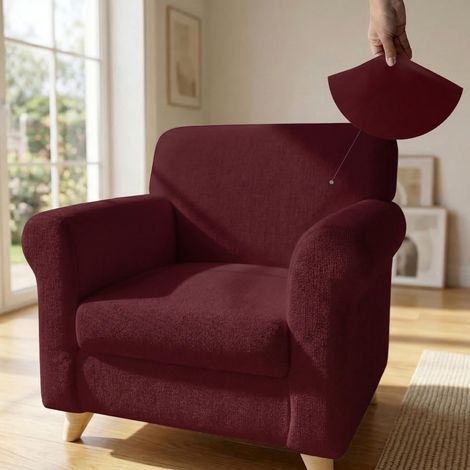 Housse de Fauteuil Extensible, sans Repassage (1/5)