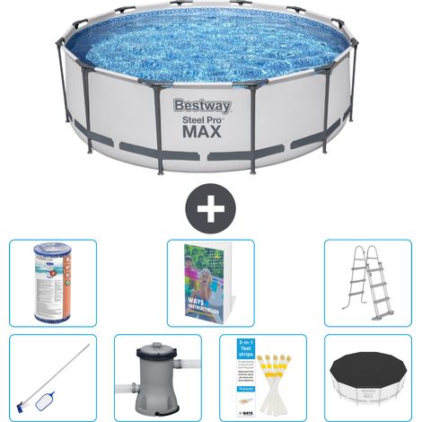 Bestway Steel Pro MAX Rund - 366x100 cm - 8-teilig S478