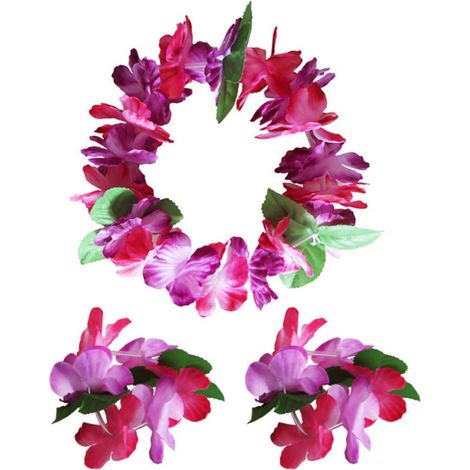 de cheveux hawaïenne ornée de fleurs plus vraies que nature (1/5)
