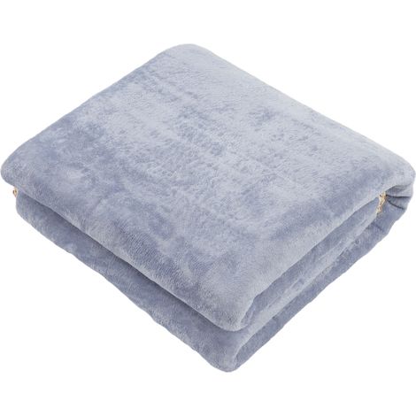 Couverture chauffante électrique à 9 niveaux, uniforme, haute sécurité, douce pour la peau, en flanelle, conforme aux normes européennes 220 V (1/5)