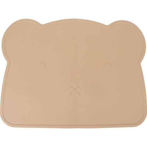 Nappe en Silicone Épaisse Anti-Dérapante pour Table - Isolation Thermique, Design Ours, pour Maison/Hôtel/Restaurant (Marron) (1/5)