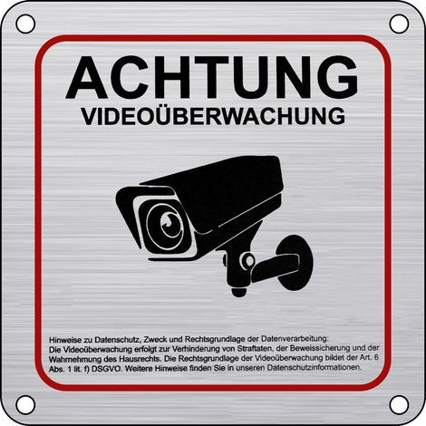 Panneaux de signalisation de sécurité de 15 x 15 cm, emballés individuellement (1/5)