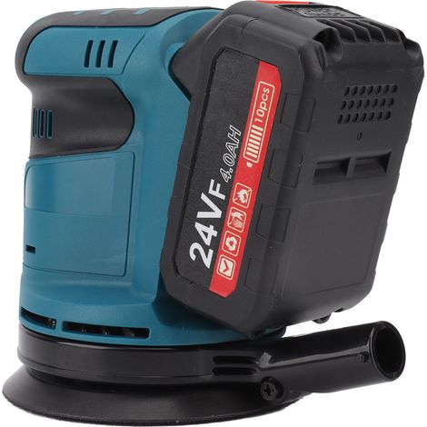 Ponceuse orbitale sans fil 125 mm avec batterie rechargeable, 3 vitesses, prise UE 100-240 V (1/5)