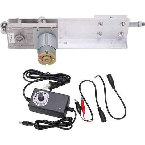 Actionneur linéaire électrique 12V, moteur à mouvement alternatif automatique, course 2-8 cm, prise US 100-240V, 45 cycles/min (1/5)