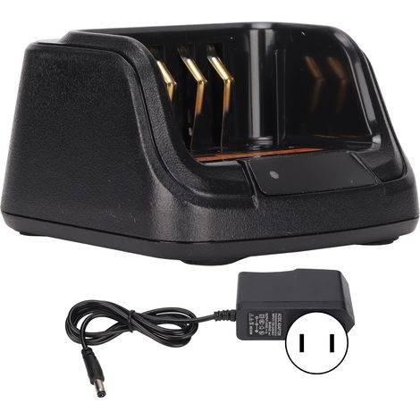 Base de charge pour batteries de talkie-walkie Hytera, chargeur secteur 100-240V avec prise US (1/5)