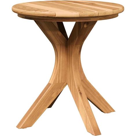Table de jardin Table d'appoint Marron 40 x 40 x 41 cm Bois de teck massif (1/5)