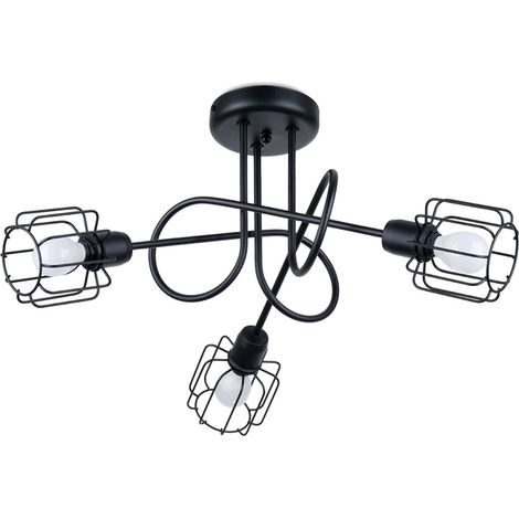 Lampadario Beluci 3S nero (1/5)