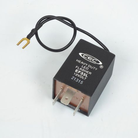 Centrale clignotante 3 cosses pour clignotant à ampoule ou LED