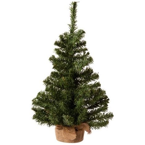 Everlands Albero di natale Imperial 60cm, Diametro 35 cm, Decorato Verde/Rosso (1/5)