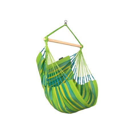 Silla colgante de jardín y terraza Domingo Lime - La Siesta (1/4)