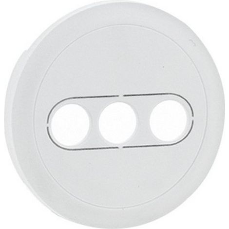 Legrand 068213 – C…LIANE Radkappe – TRIPLE AUDIO/VIDEO-Buchse – WEISS