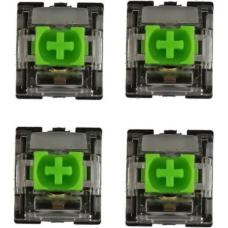 Interrupteurs SMD RGB verts à 3 broches pour clavier de jeu mécanique Razer, compatibles Cherry MX et Gateron (4 pièces) (1/5)
