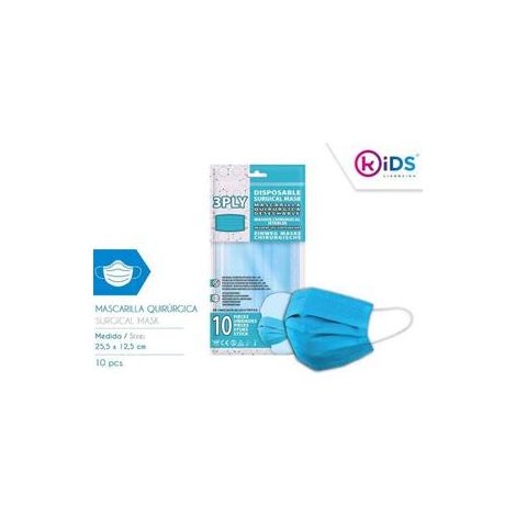 Pack 10 mascarillas azul claro