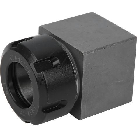 Porte-bloc de mandrin à pince carrée en acier trempé pour tour CNC, pièces de machine à graver ER-32 (1/5)