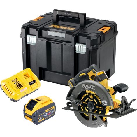 DeWALT DCS 578 NT Sega circolare a batteria 54V XR FlexVolt 190 mm senza spazzole + lama + TSTAK - senza batteria, senza caricabatterie (1/5)