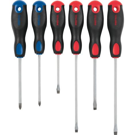 Jeu Desarmadores, 6 Pz, Mango Comfort Grip, Pretul, 20220 (1/5)