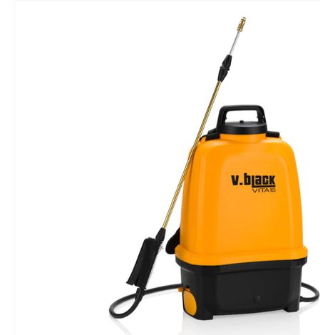 Pompe à dos électrique 16L – Batterie lithium rechargeable – Pression 5 bar – Buse laiton réglable – Lance télescopique aluminium/fibre de verre – Volpi (1/5)