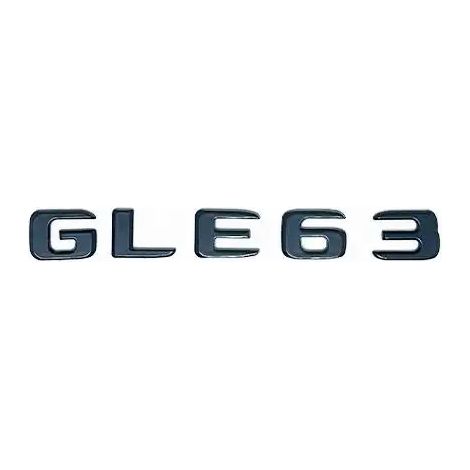 (GLE63 noir) - Emblème Mercedes-AMG GLE W166/W167 - Badge V8 Biturbo 4MATIC+ - Compatible GLE - Autocollant logo latéral/coffre/arrière (1/5)