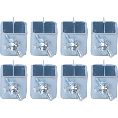 Bride à Souder en Tôle Forme de Papillon Positionneur de Fixations pour Porte de Camion Voiture Automatique 8 pcs (1/5)