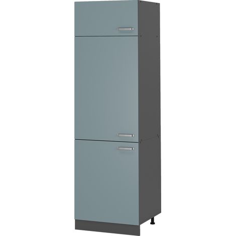 Armadio frigorifero R-Line, Grigio-blu, 60 cm, Vicco