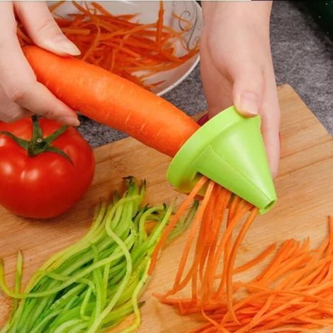 Outils de cuisine Légumes Fruits Multi-fonction Spirale Broyeur Éplucheur Manuel Vert lh1105ijlhys07ta (1/2)