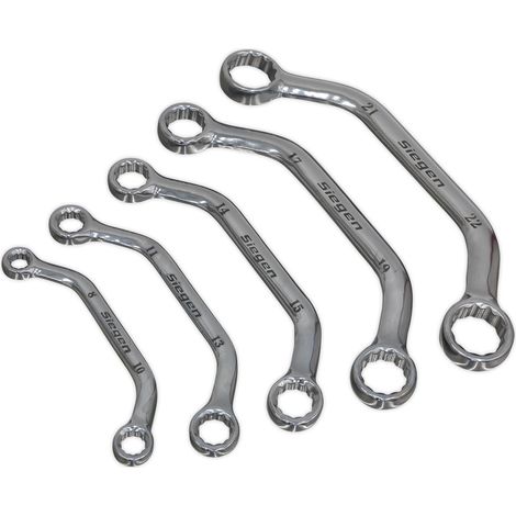 Sealey Siegen Obstruction Spanner Set 5pc S0716 (1/3)