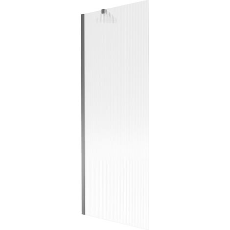 Mexen Next Badewannenwand 1-flügelig 70 x 150 cm, Streifen, Gun Metal - 895-070-000-00-09-95 (1/5)