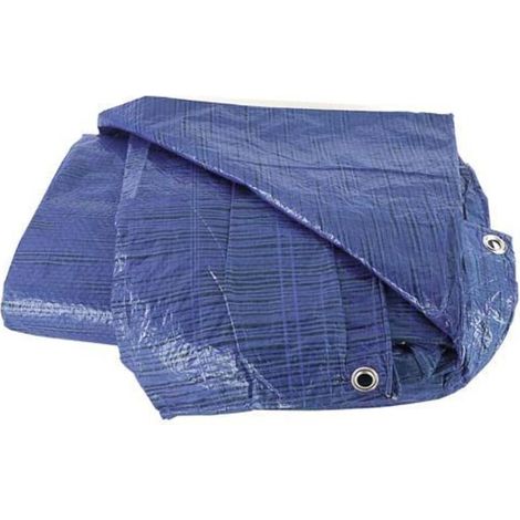 Auvent en plastique, 70 grammes, 3x4 mts., bleu Métallurgie 350903040