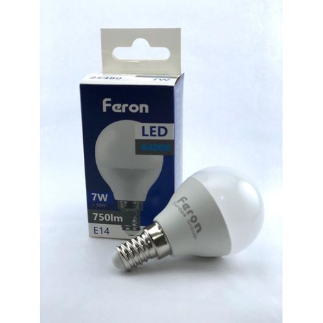 LAMPADA LED SFERICA E14 LF 6400K 750LM - 7 W